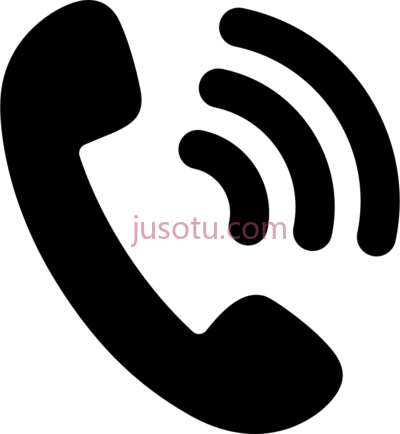 电话,black telephone icon PNG
