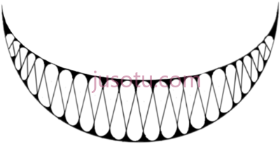 恶笑毛骨悚然嘴,evil smile PNG