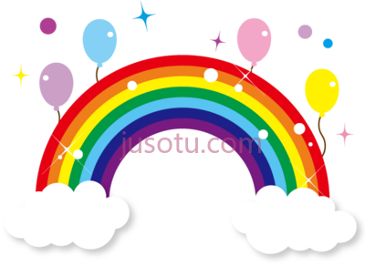 彩虹,rainbow nhs thank you PNG