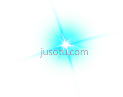 绿星蓝光,green star blue shine PNG