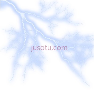 蓝色闪电,blue angle point lightning electricity sky line electric shock PNG