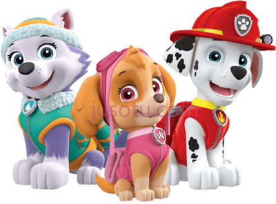 汪汪队立大功,marshall skye everest paw patrol PNG