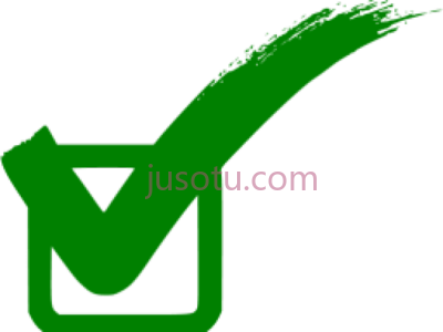绿色复选标记,green check mark PNG