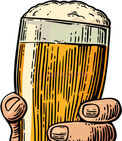 啤酒,chop de cerveza PNG
