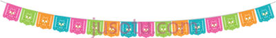 粘纸横幅,banner papel picado PNG
