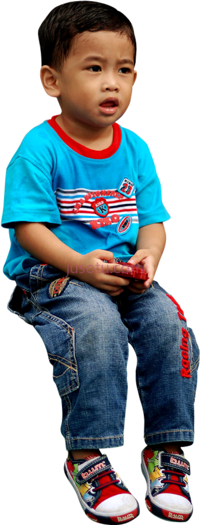 坐着孩子,child sitting kids down PNG