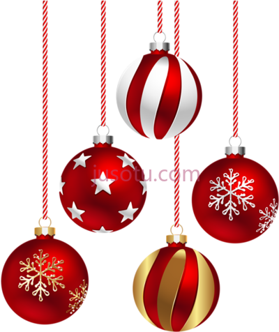 悬挂圣诞装饰品,hanging christmas ornaments PNG