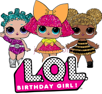 惊喜娃娃,custom lol surprise dolls birthday girl PNG