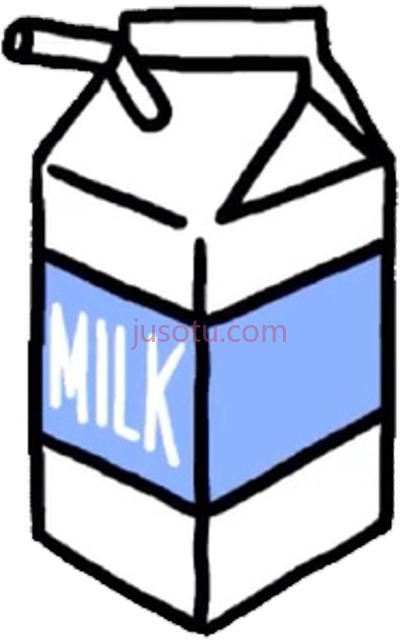 牛奶盒,cute milk carton PNG
