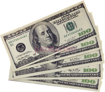 100美元钞票,100 dollar bills PNG