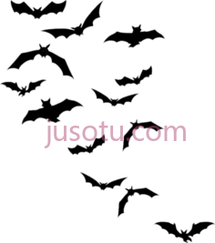 万圣节飞行蝙蝠PNG