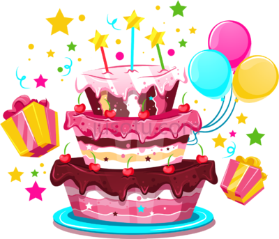 祝你生日快乐生日蛋糕,happy birthday to you party cake PNG