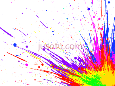 彩色油漆飞溅,paint splash PNG