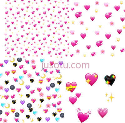 心,corazones icsart muchos emojis de corazones PNG