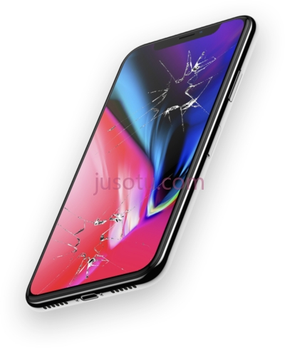 苹果手机,iphone x broken PNG