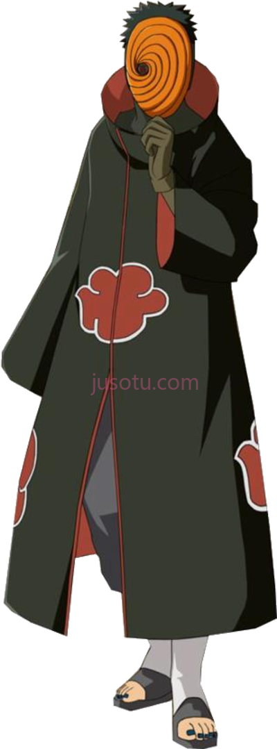 火影忍者漩涡鸣人,tobi naruto akatsuki robe PNG
