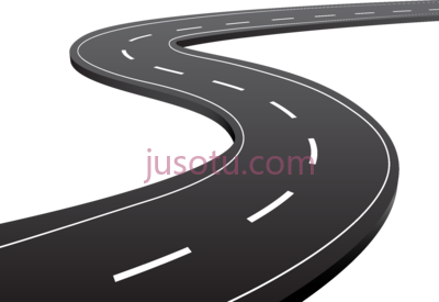 道路,road black and white zig zag PNG