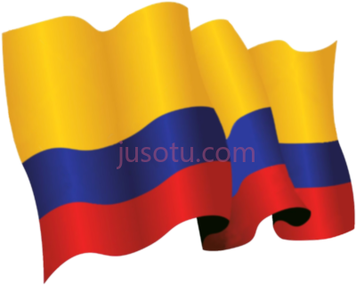 哥伦比亚国旗,bandera de usa dibujos la colombia PNG