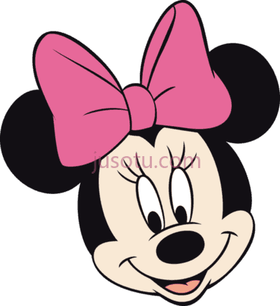 米老鼠头,mickey head outline minnie mouse PNG