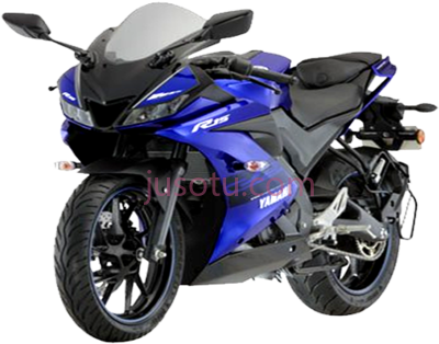 雅马哈摩托车,yamaha r15 v3 blue colour PNG