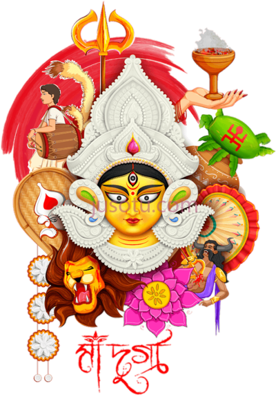 杜尔迦,durga puja PNG