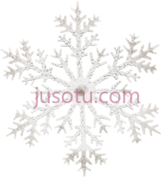 闪闪发光雪花PNG