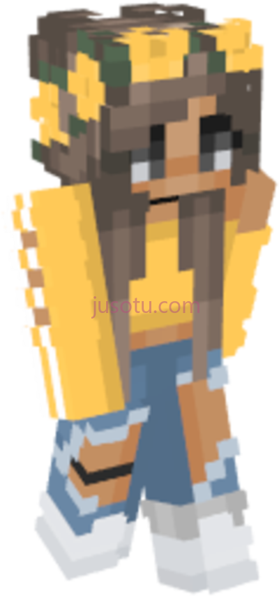 我的世界,yellow minecraft skins PNG