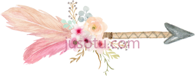 羽状箭,boho arrow PNG