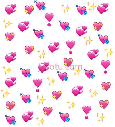粉红心,heart emoji PNG