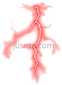红色闪电,anime PNG