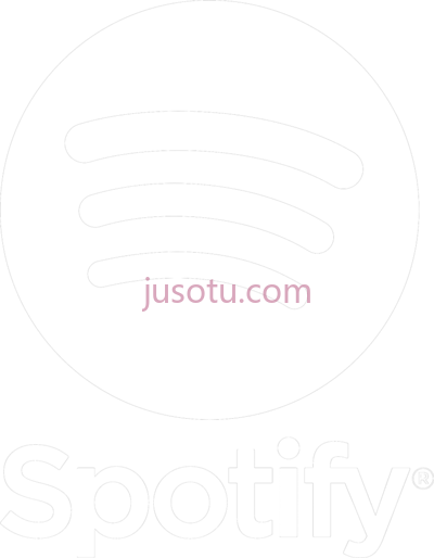 声田标志,white spotify logo PNG