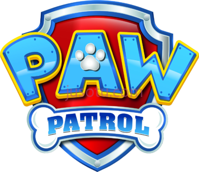 汪汪队立大功,logo paw patrol PNG