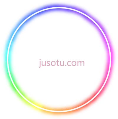 霓虹灯圈,neon rainbow circulo circle PNG