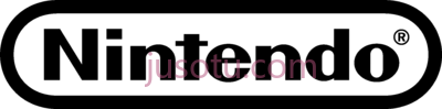 任天堂,nintendo logo black PNG