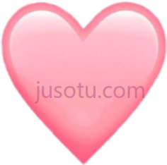 浅粉色爱心PNG