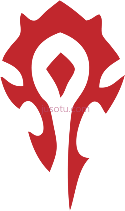 魔兽世界部落标志,wow world warcraft horde logo PNG