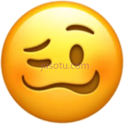 头晕脸,woozy face emoji PNG