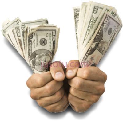 手拿钱,money in hand PNG