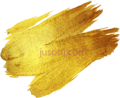 黄色笔触,yellow brush stroke gold PNG