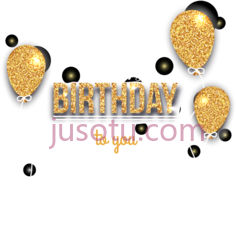 生日快乐气球PNG