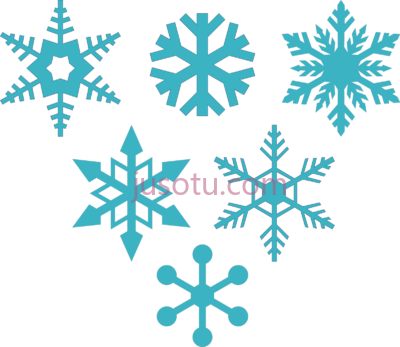 雪花,frozen snowflakes PNG