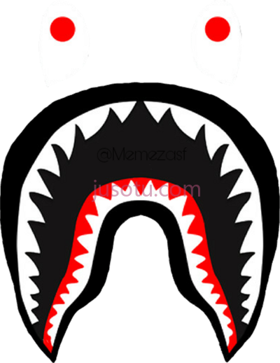 鲨鱼,bape shark logo PNG
