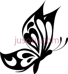 黑蝴蝶PNG
