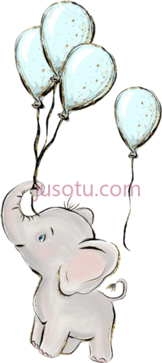 大象气球PNG