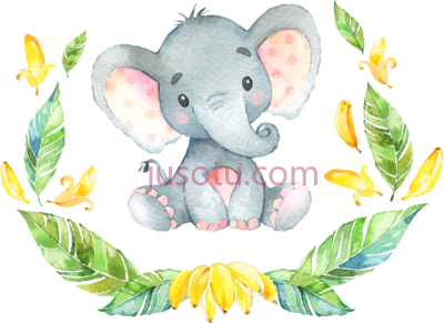 大象宝宝,elephant elefante boy elephant baby shower PNG