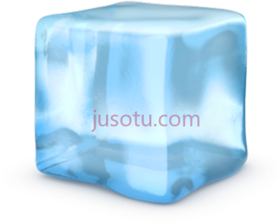 冰立方,ice cube emoji PNG