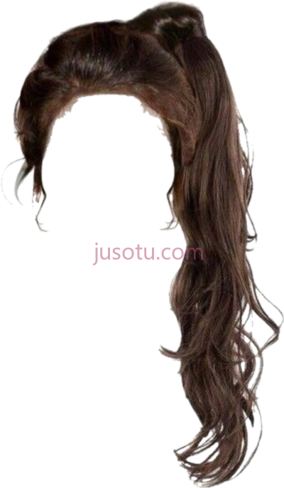 头发马尾深色棕色,hair ponytail brunette brown brownhair hairup PNG