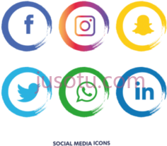 社交媒体图标PNG