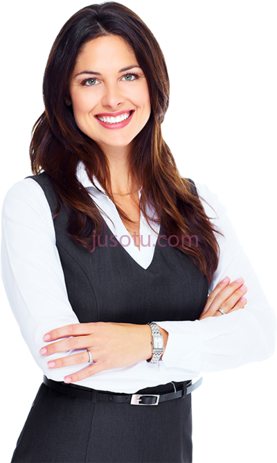 商业女性,happy girl woman executive PNG