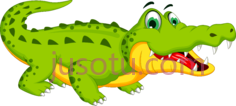 卡通鳄鱼PNG